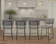 Tribeca Gray 24″ Commercial Grade Counter Stool by Steve Silver at Eve Furniture