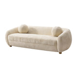 Tribeca Sofa and Accent Chair in Cream (set of 2) by Manhattan Comfort at Eve Furniture