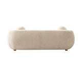 Tribeca Sofa and Accent Chair in Cream (set of 2) by Manhattan Comfort at Eve Furniture