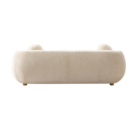 Tribeca Sofa and Accent Chair in Cream (set of 2) by Manhattan Comfort at Eve Furniture