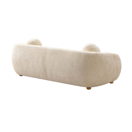 Tribeca Sofa and Accent Chair in Cream (set of 2) by Manhattan Comfort at Eve Furniture