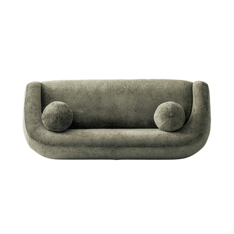 Tribeca Sofa and Accent Chair in Olive Green (set of 2) by Manhattan Comfort at Eve Furniture