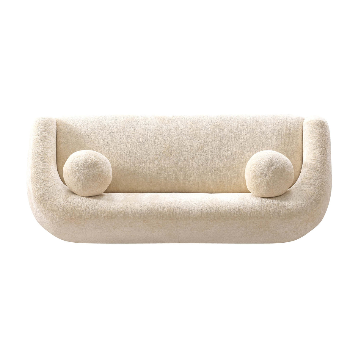 Tribeca Sofa in Cream by Manhattan Comfort at Eve Furniture