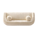 Tribeca Sofa in Cream by Manhattan Comfort at Eve Furniture