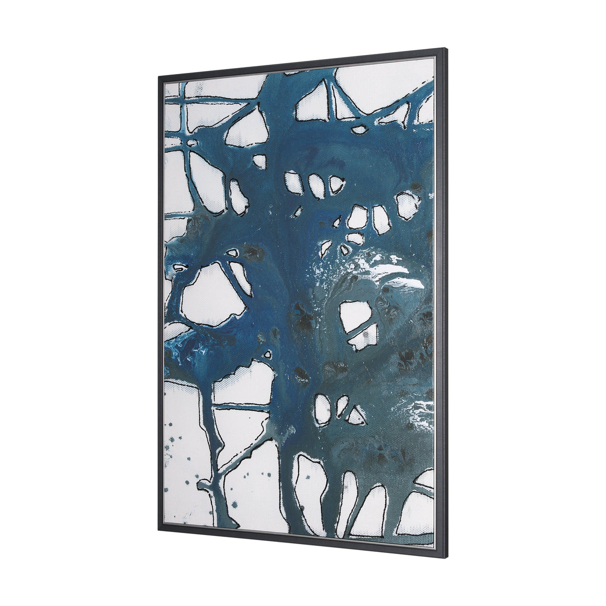 Tributary II by Mercana Studio a Hand Embellished Textured Framed Canvas by Mercana at Eve Furniture