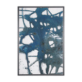 Tributary II by Mercana Studio a Hand Embellished Textured Framed Canvas by Mercana at Eve Furniture