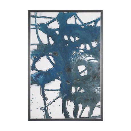 Tributary II by Mercana Studio a Hand Embellished Textured Framed Canvas by Mercana at Eve Furniture