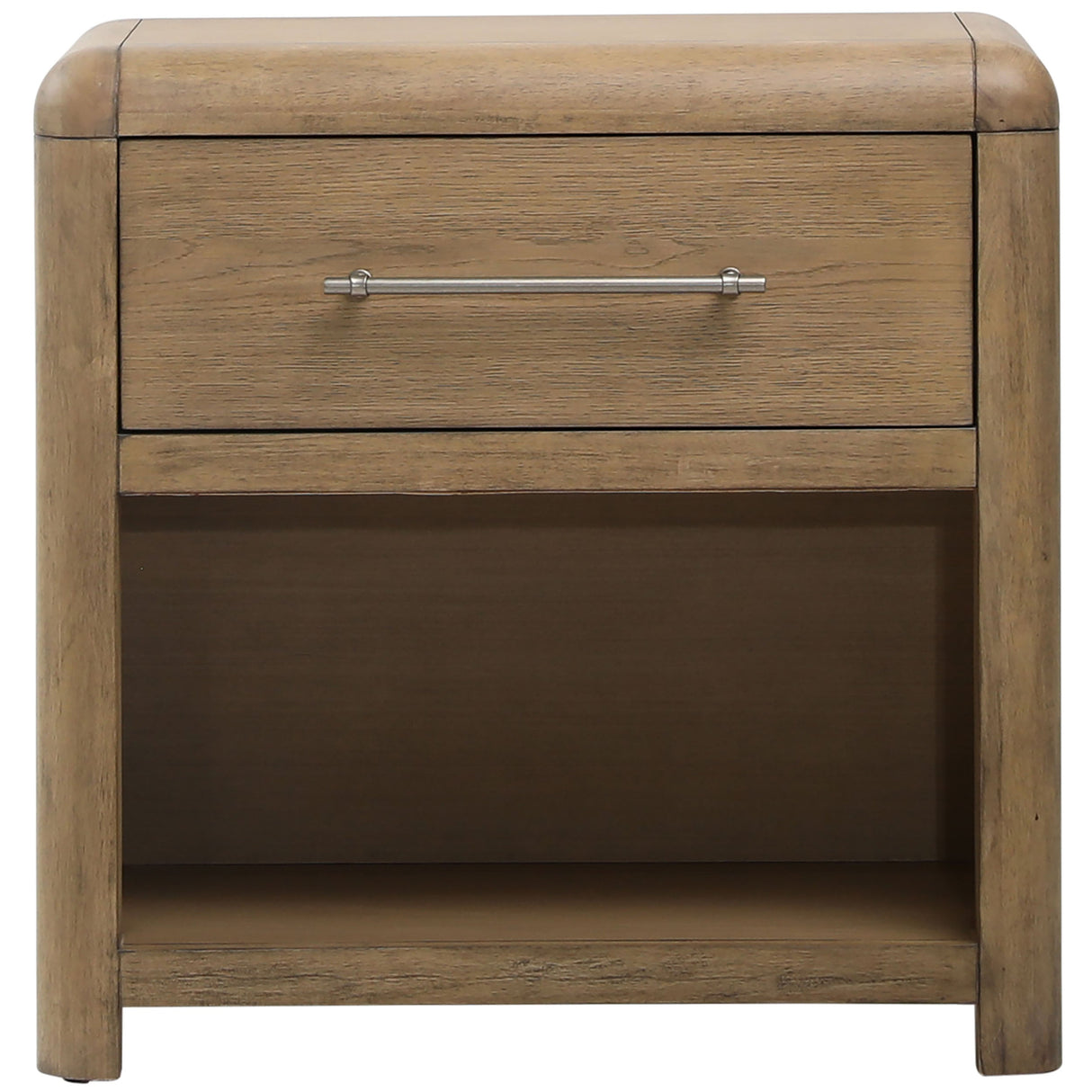 Tricia Nightstand, Natural by Dovetail at Eve Furniture