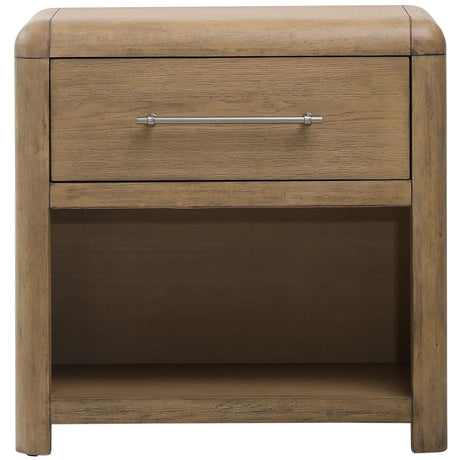 Tricia Nightstand, Natural by Dovetail at Eve Furniture