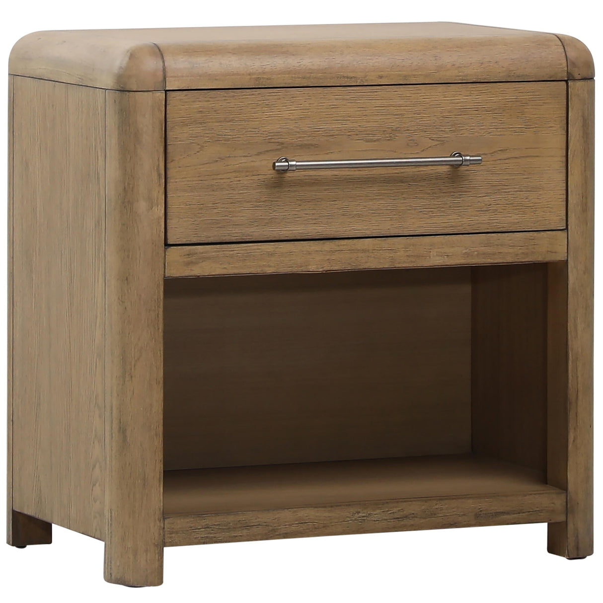 Tricia Nightstand, Natural by Dovetail at Eve Furniture