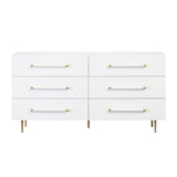Trident 6 Drawer Dresser by TOV Furniture at Eve Furniture