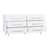 Trident 6 Drawer Dresser by TOV Furniture at Eve Furniture