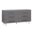 Trident 6 Drawer Dresser by TOV Furniture at Eve Furniture