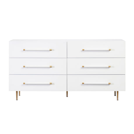 Trident 6 Drawer Dresser by TOV Furniture at Eve Furniture