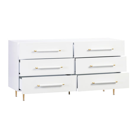 Trident 6 Drawer Dresser by TOV Furniture at Eve Furniture