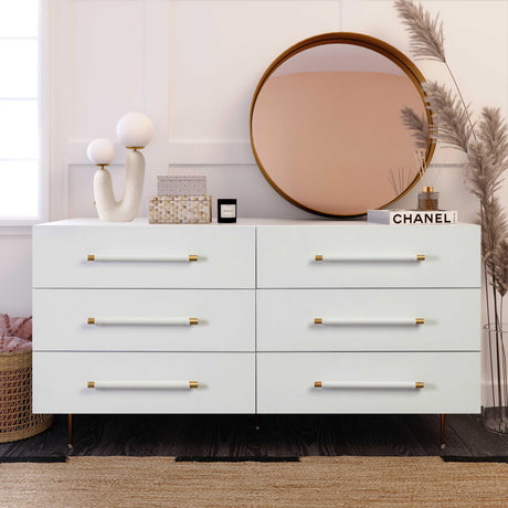 Trident 6 Drawer Dresser by TOV Furniture at Eve Furniture