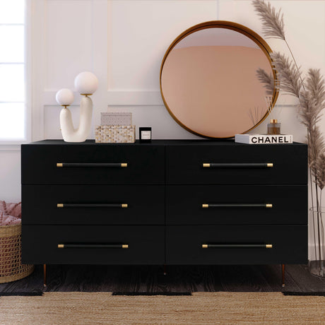 Trident 6 Drawer Dresser by TOV Furniture at Eve Furniture