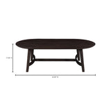 Trie Dark Brown Coffee Table by Moe's Home at Eve Furniture
