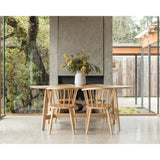 Trie Natural Small Dining Table by Moe's Home at Eve Furniture