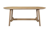 Trie Small Dining Table Natural by Moe's Home at Eve Furniture