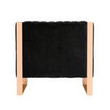 Trillium Accent Chair in Black and Gold (set of 2) by Manhattan Comfort at Eve Furniture