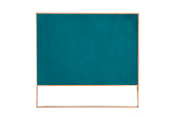 Trillium Sofa in Aqua Blue and Gold by Manhattan Comfort at Eve Furniture