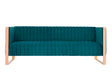 Trillium Sofa in Aqua Blue and Gold by Manhattan Comfort at Eve Furniture