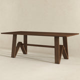 Trimont Rectangular 78" Solid Wood Dining Table by Ashcroft Furniture at Eve Furniture