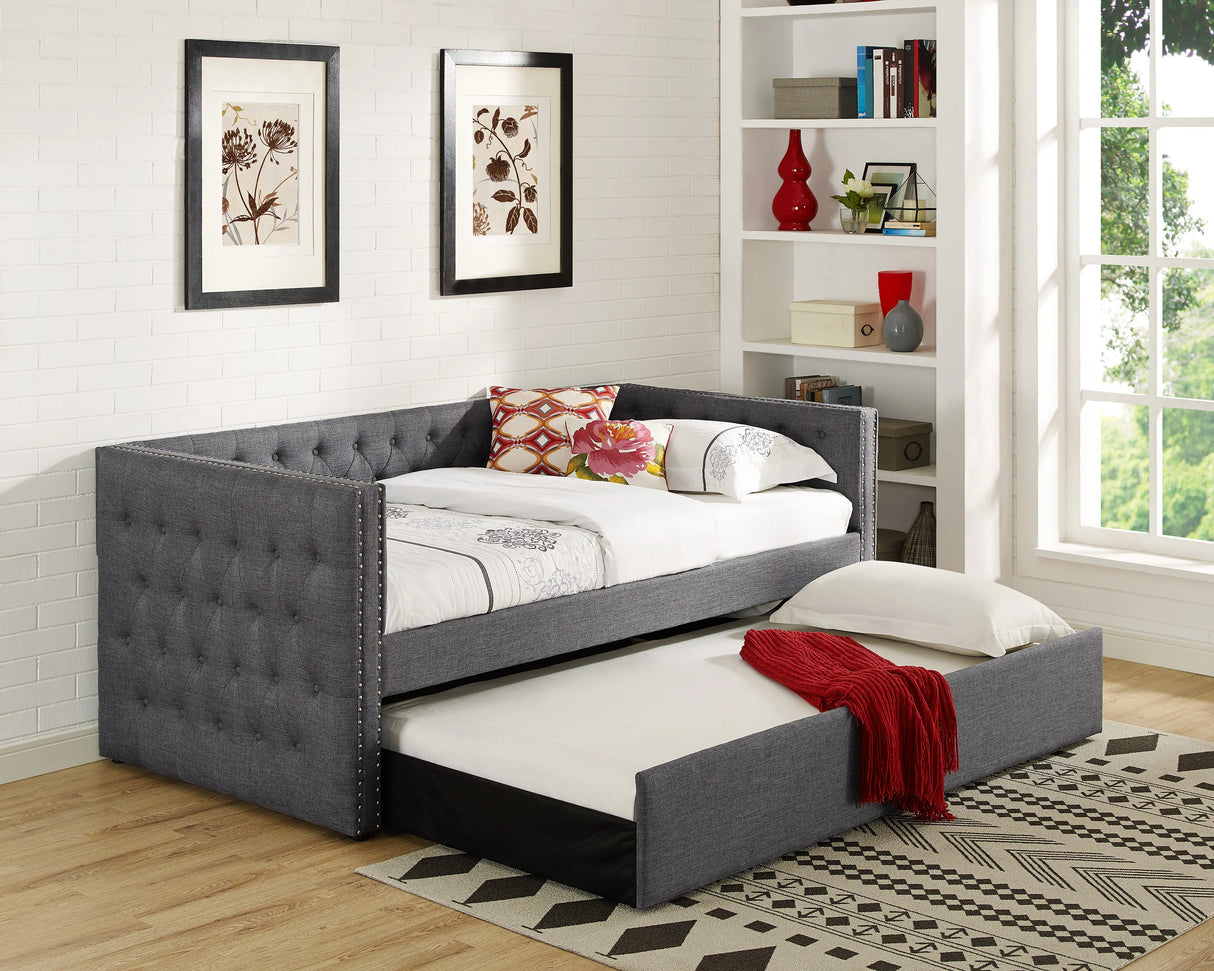 Trina Gray Twin Daybed by Crown Mark at Eve Furniture