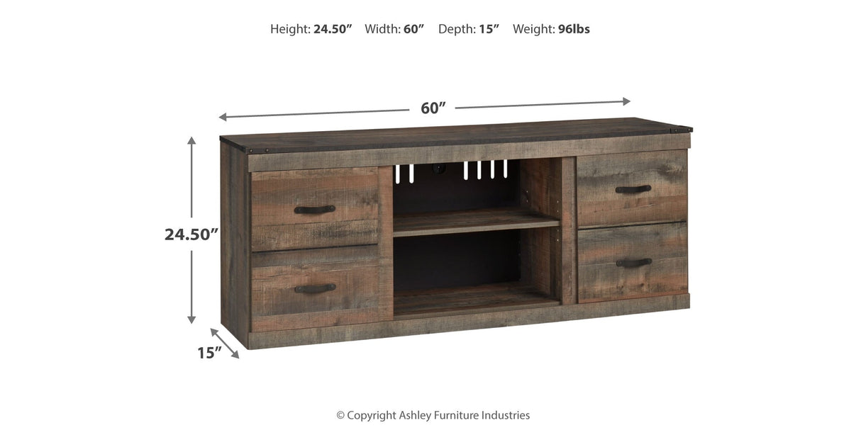 Trinell Brown 60" TV Stand by Ashley at Eve Furniture