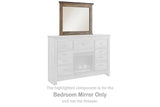 Trinell Brown Bedroom Mirror (Mirror Only) by Ashley at Eve Furniture