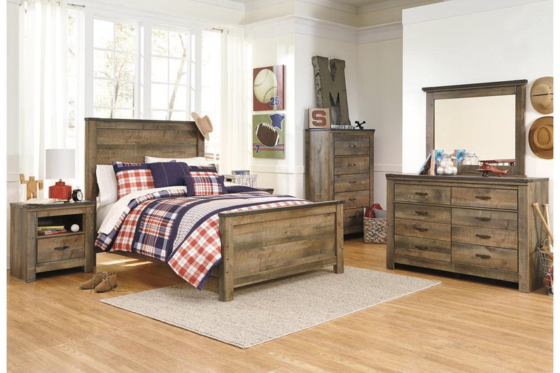 Trinell Brown Full Panel Bed by Ashley at Eve Furniture