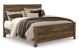 Trinell Brown King Panel Bed by Ashley at Eve Furniture