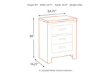 Trinell Brown Nightstand by Ashley at Eve Furniture