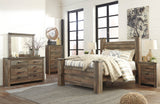 Trinell Brown Poster Bedroom Set by Ashley at Eve Furniture