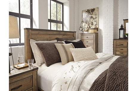 Trinell Brown Queen Panel Bed by Ashley at Eve Furniture