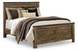 Trinell Brown Queen Panel Bed by Ashley at Eve Furniture