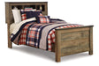Trinell Brown Twin Bookcase Panel Bed by Ashley at Eve Furniture