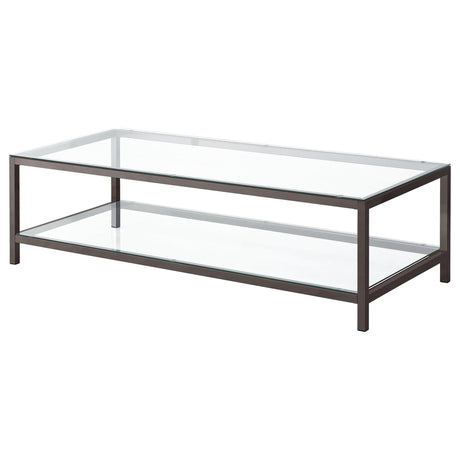 Trini Black Nickel 2-Piece Coffee and End Table Set by Coaster at Eve Furniture