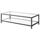 Trini Black Nickel 3-Piece Coffee and End Table Set by Coaster at Eve Furniture