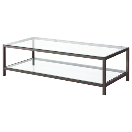 Trini Black Nickel 3-Piece Coffee and End Table Set by Coaster at Eve Furniture