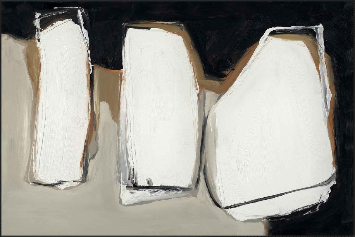 Trip White Painting Art by Buddy Whitlock by Classic Home at Eve Furniture