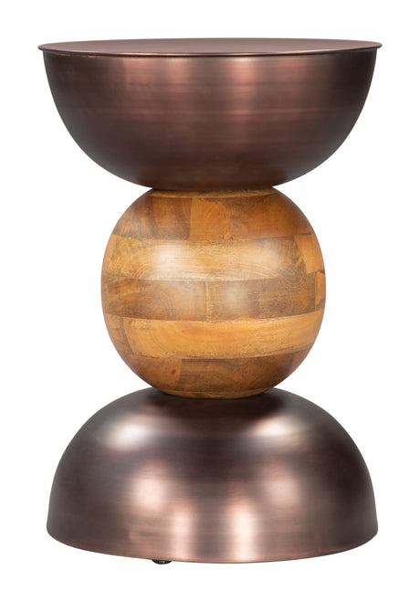 Tripoli Bronze Side Table by Zuomod at Eve Furniture