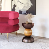 Tripoli Bronze Side Table by Zuomod at Eve Furniture