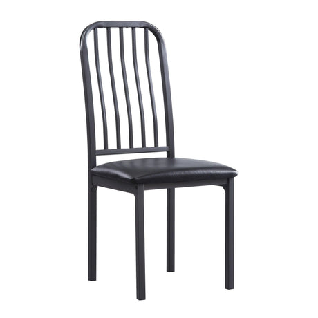Tripp Gray Metal Side Chair, Set of 2 by Homelegance at Eve Furniture