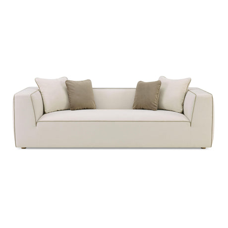 Tristine Cream Linen Sofa by TOV Furniture at Eve Furniture