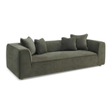 Tristine Olive Green Upcycled Basketweave Sofa by TOV Furniture at Eve Furniture