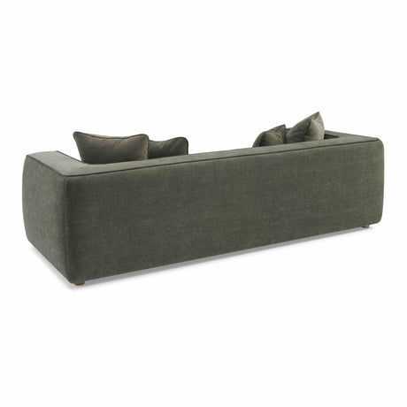 Tristine Olive Green Upcycled Basketweave Sofa by TOV Furniture at Eve Furniture