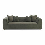 Tristine Olive Green Upcycled Basketweave Sofa by TOV Furniture at Eve Furniture