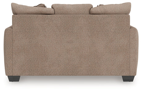 Triston-Peaks Suede Loveseat by Ashley at Eve Furniture